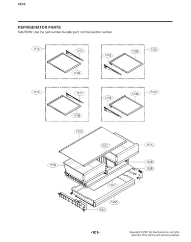 Refrigerator parts