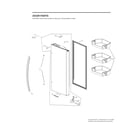LG LLMXS3006S/00 door parts diagram