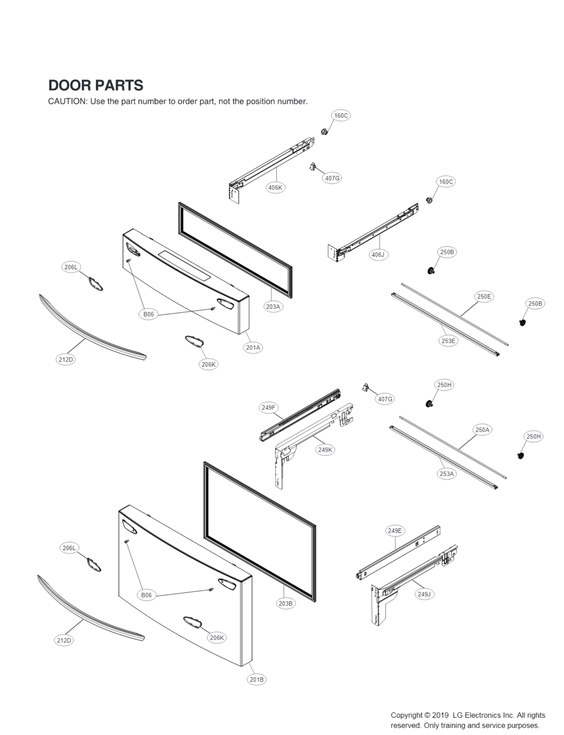 FREEZER DOOR PARTS