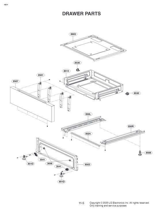 Drawer parts