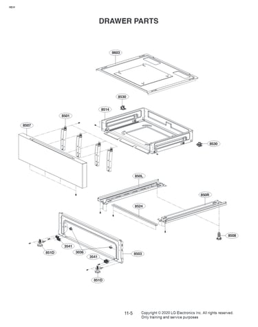 Drawer parts