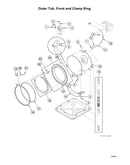 Outer tub/front & clamp ring