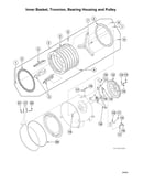 Inner basket/trunnion/bearing housing/pulley