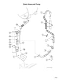 Drain hose/pump