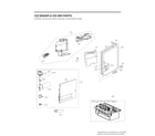 LG LRFDS3016S/01 ice maker & ice bin parts diagram