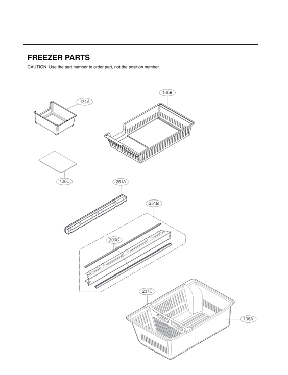 Freezer parts