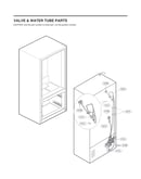 Valve & water tube parts
