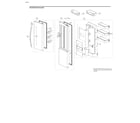 LG LSXS26366D/08 refrigerator door parts diagram