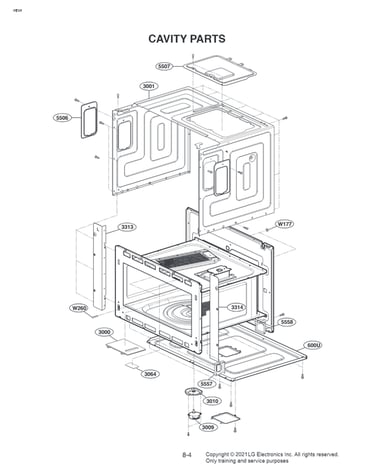 Cavity parts