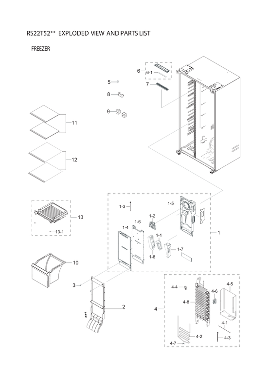 FREEZER PARTS