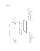 Refrigerator door parts