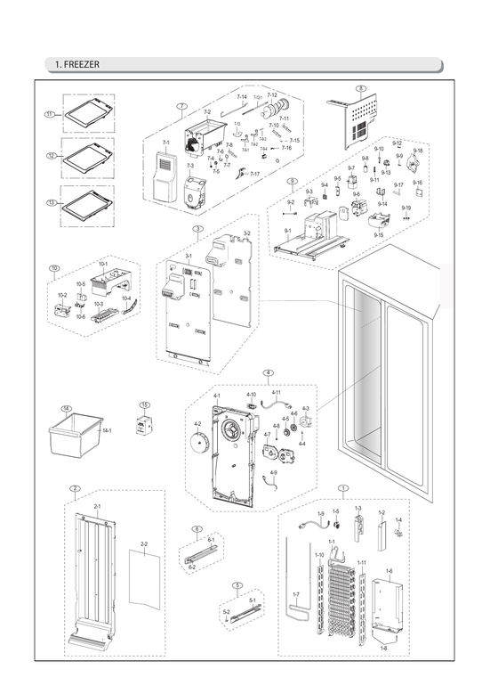 Freezer parts