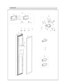 Freezer door parts