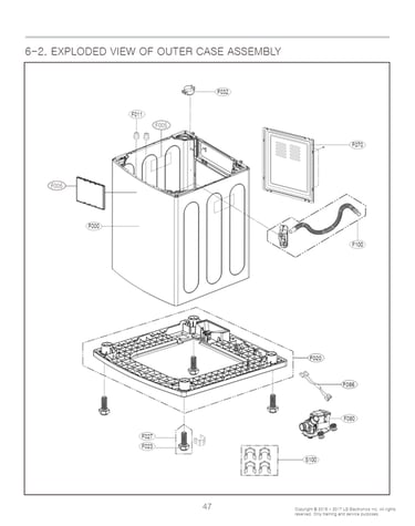 Outer case assy