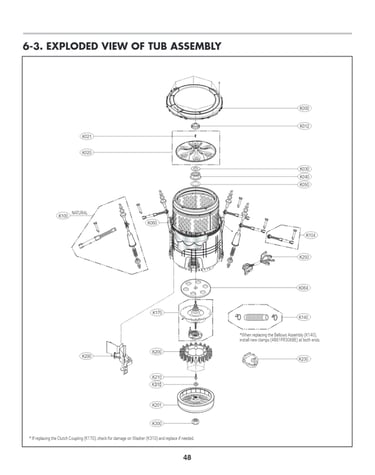Tub assy