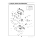 LG WT7405CW/00 top cover assy diagram