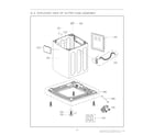 LG WT7405CW/00 outer case assy diagram