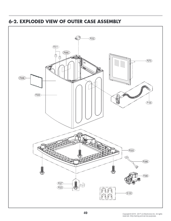 Outer case assy