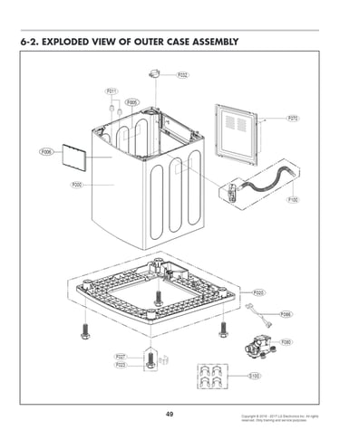 Outer case assy