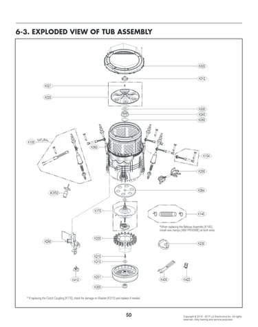 Tub assy