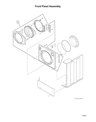 Front panel assy