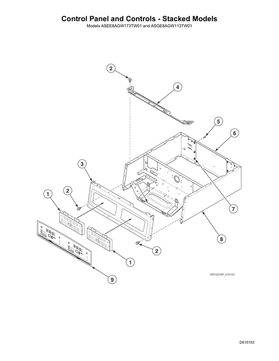 Control panel/controls-stacked models