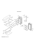 Refrigerator doors parts