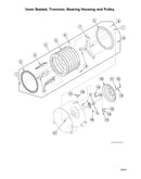 Inner basket/trunnion/bearing housing/pulley