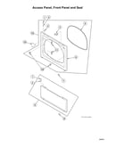 Access panel/front panel/seal