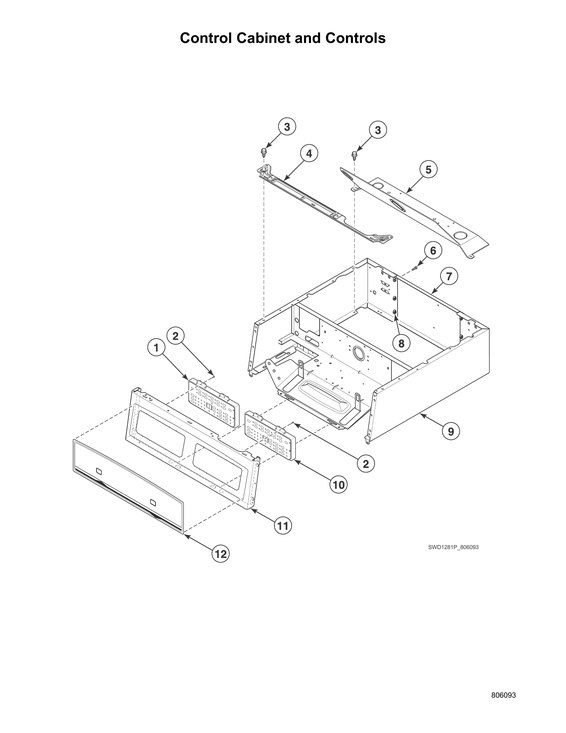 Control cabinet/controls