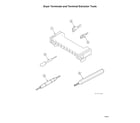 Speed Queen ATGE9AGP113TW01 dryer terminals/terminal extractor tools diagram