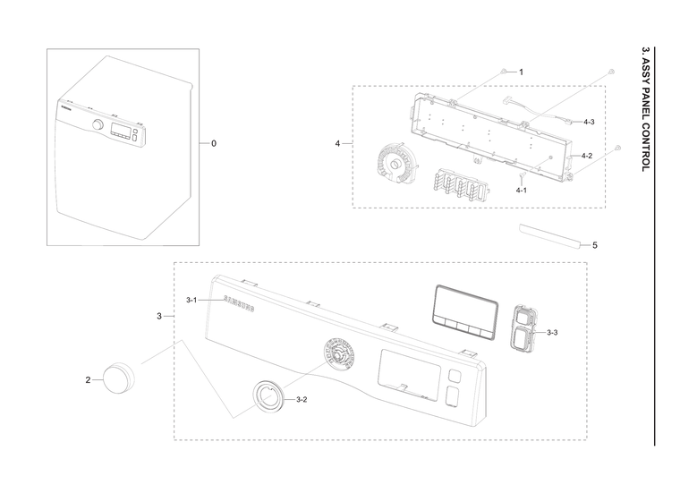 Control panel assy