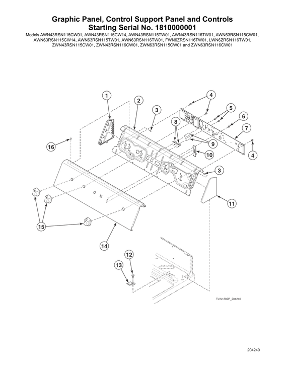 GRAPHIC PANEL/CONTROL SUPPORT/CONTROLS-START S#1810000001