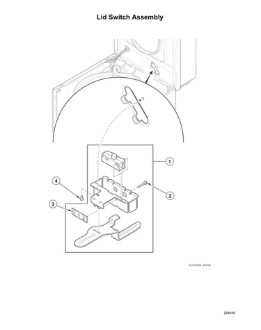 Lid switch assy