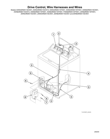Drive control/wire harnesses/wires
