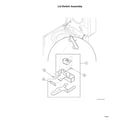 Speed Queen AWN632SP116TW02 lid switch assy diagram