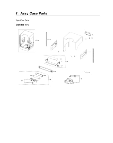 Case parts assy