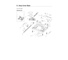 Samsung DW80B7070AP/AA-00 cover base assy diagram