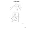 Speed Queen AWNE9RSN115TW01 lid switch assy diagram