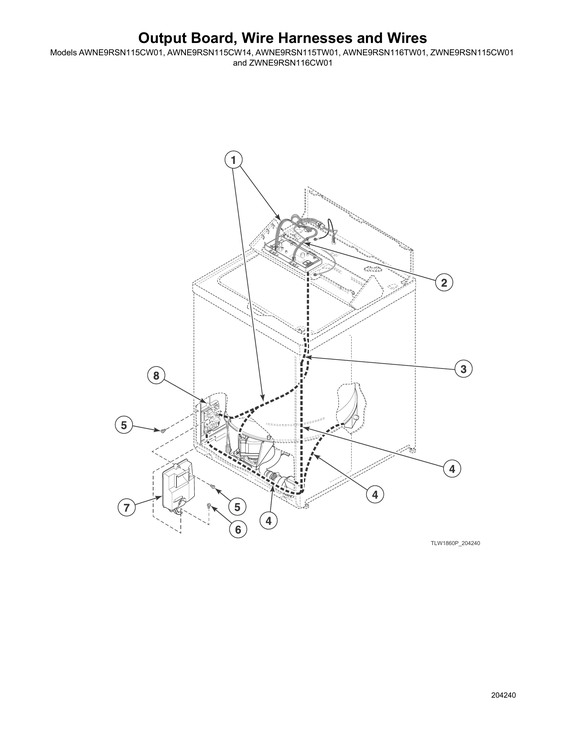 OUTPUT BOARD/WIRE HARNESSES/WIRES