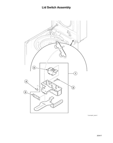 Lid switch assy