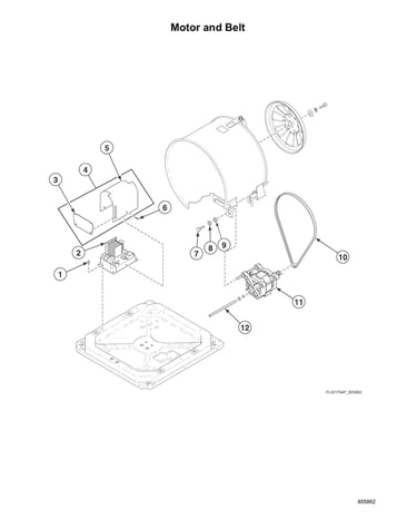 Motor/belt
