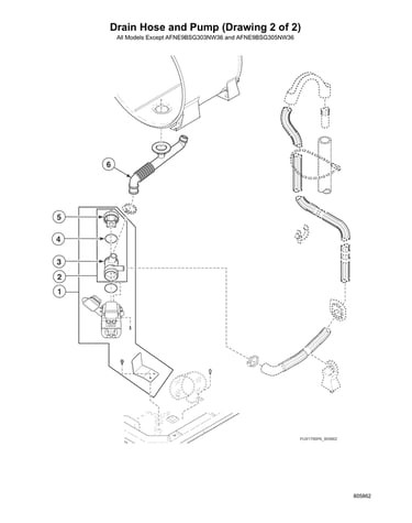 Drain hose/pump