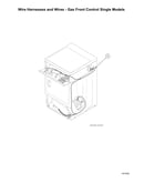 Wire harnesses/wires - gas front control single models