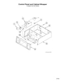 Control panel/cabinet wrapper-10 degree front coin models