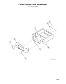 Control cabinet front/wrapper-flat front card models
