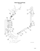 Drain hose/pump-pump models
