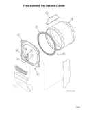 Front bulkhead/felt seal/cylinder