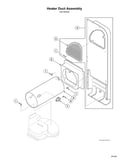 Heater duct assy-gas models