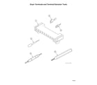 Speed Queen STGNCASP115TW01 dryer terminals/terminal extractor tools diagram